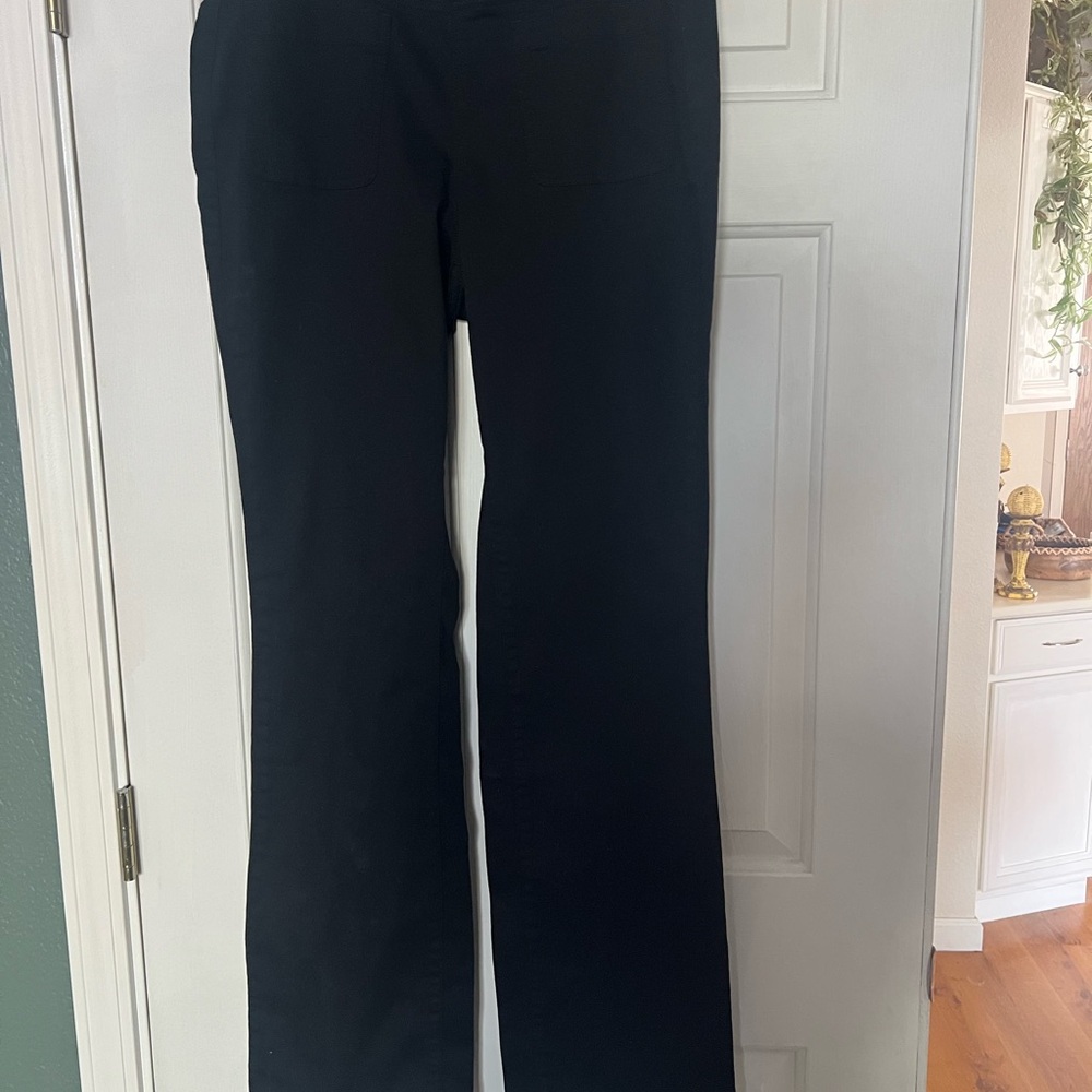 Belle by Kim Gravel Sleek Black Flare Pants